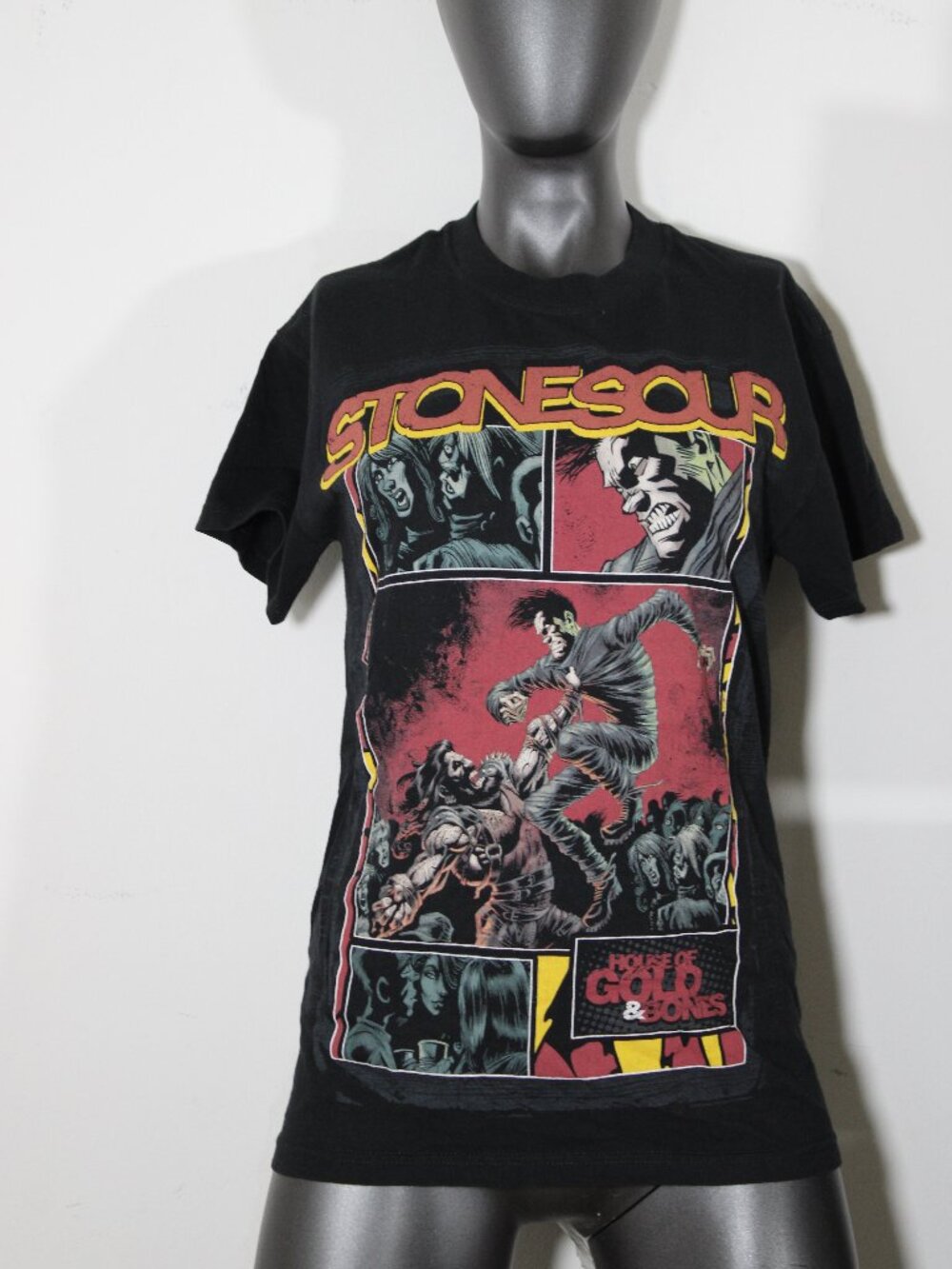 Stone Sour "House of Gold & Bones" comic panel t-shirt